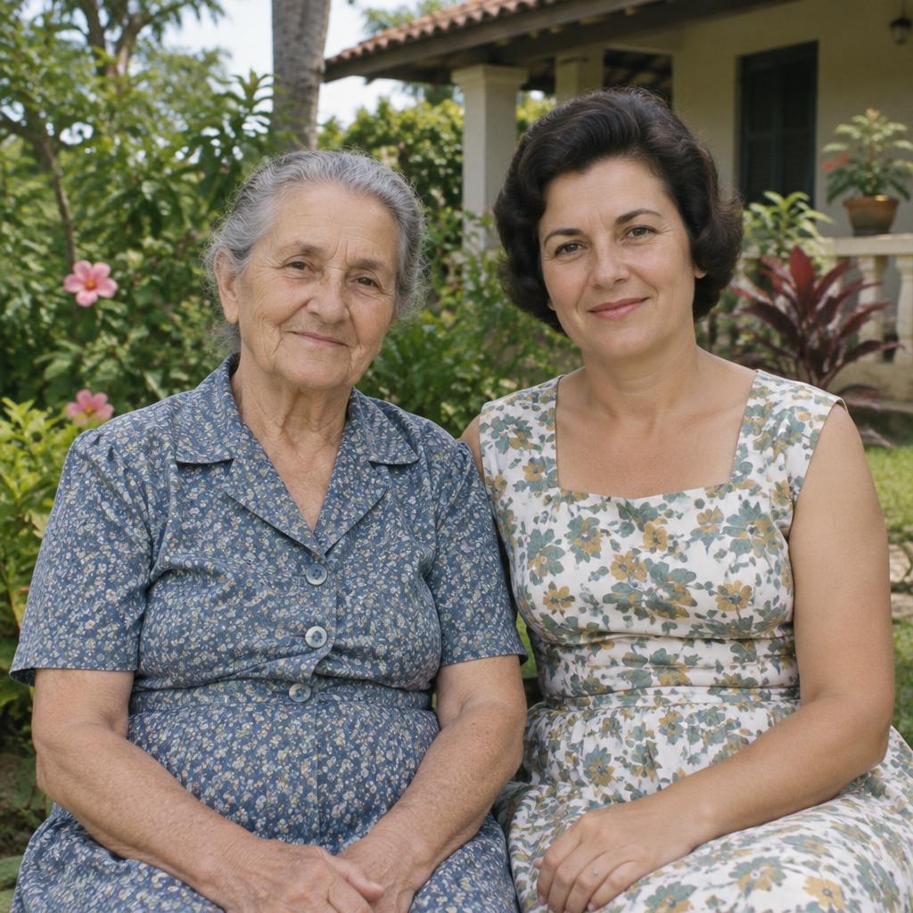 Foto restaurada por IA